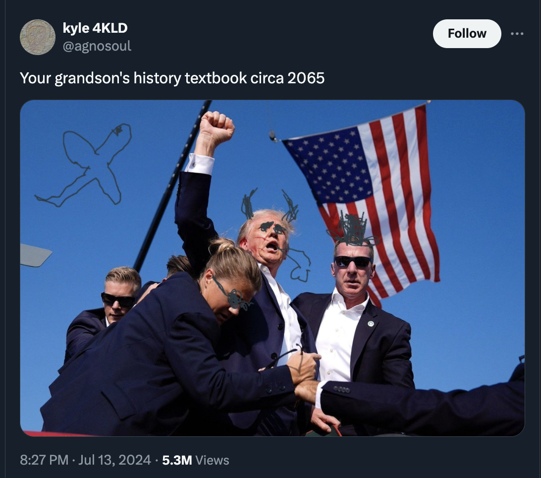 Donald Trump - kyle 4KLD Your grandson's history textbook circa 2065 5.3M Views